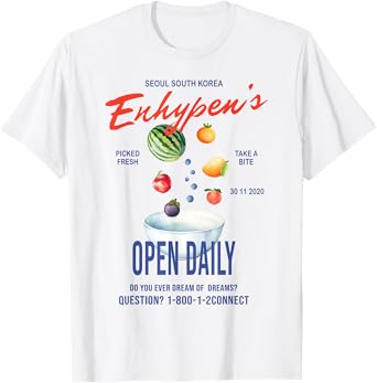 Enhypen's fruits daily fresh y2k trendy T-Shirt