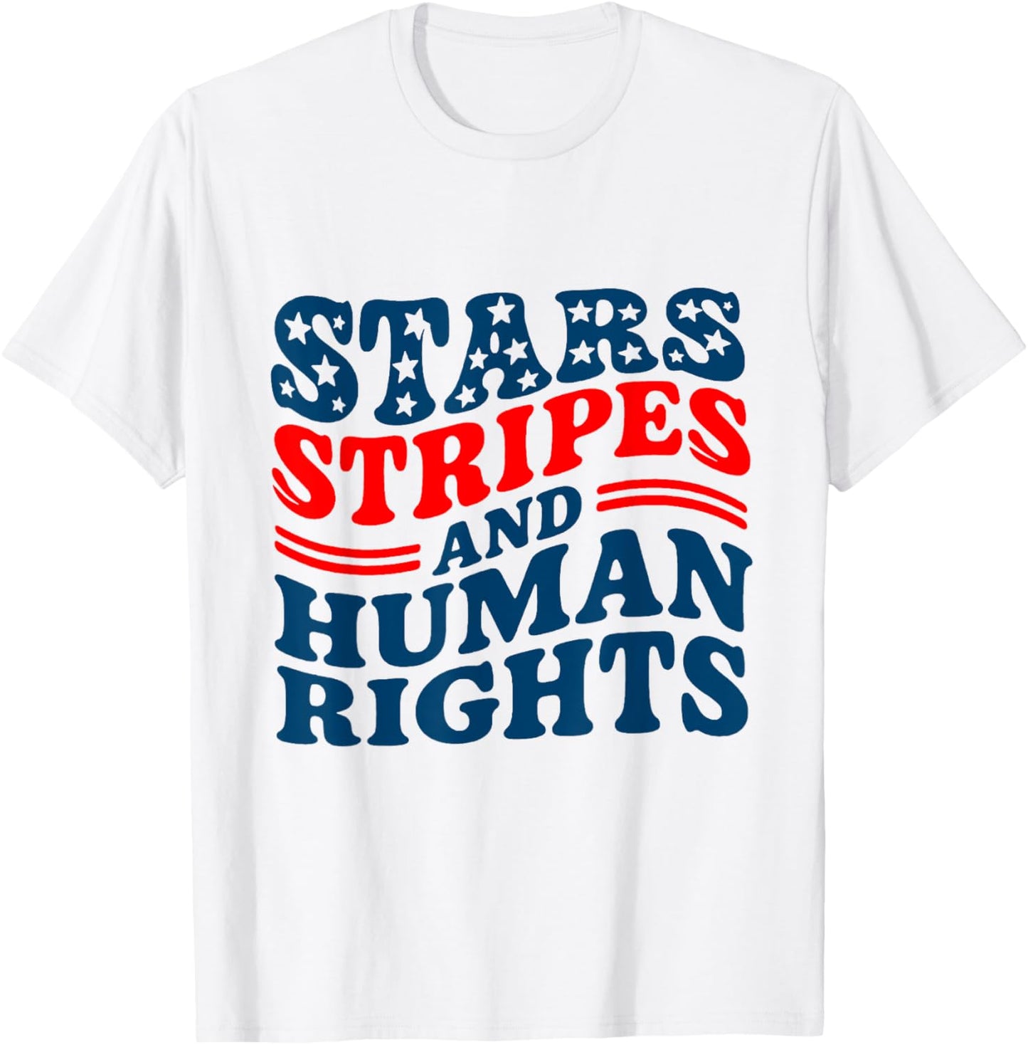 Stars Stripes And Human Rights T-shirt