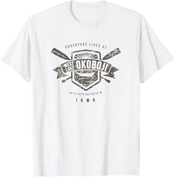 West Lake Okoboji Iowa Shirt, Fishing Boating Camping Gift T-Shirt