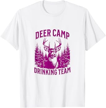 Deer Camp Drinking Team - Funny Hunting T-Shirt