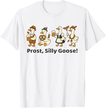 German Silly Goose Sasquatch Beer Lederhose Oktoberfest T-Shirt