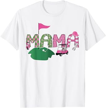 Golf Mama Hole In One Golf 1St Birthday Party T-Shirt