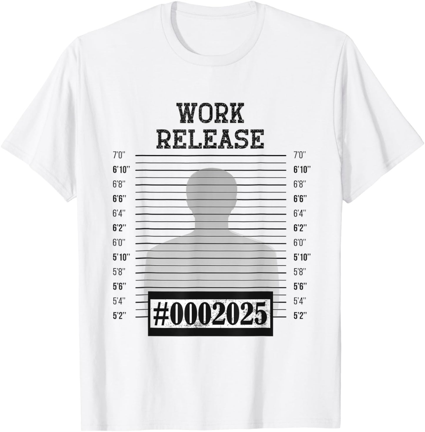 Funny Retirement 2025 Retired 2025 Work Release T-Shirt