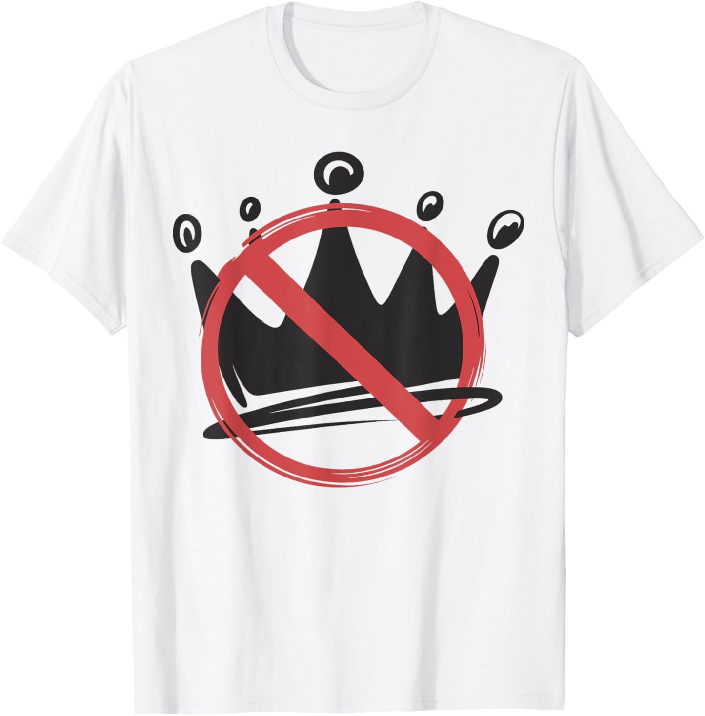 No Kings In America Shirt Women Men Crown T-Shirt
