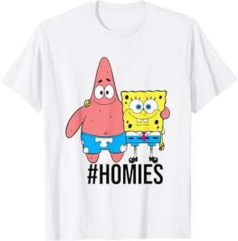SpongeBob SquarePants #Homies Patrick & SpongeBob Shot T-Shirt