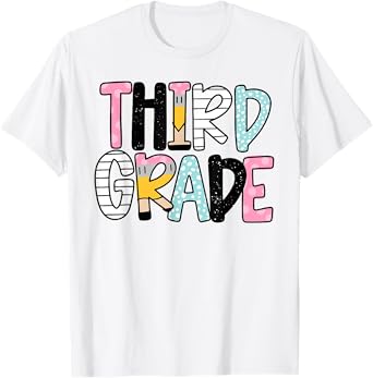 Back to School Third Grade Teacher First Day of 3rd Grade T-Shirt