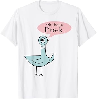 Oh, Hello Pre-KERS Cute Pigeon Pre-K Back to School Teacher T-Shirt