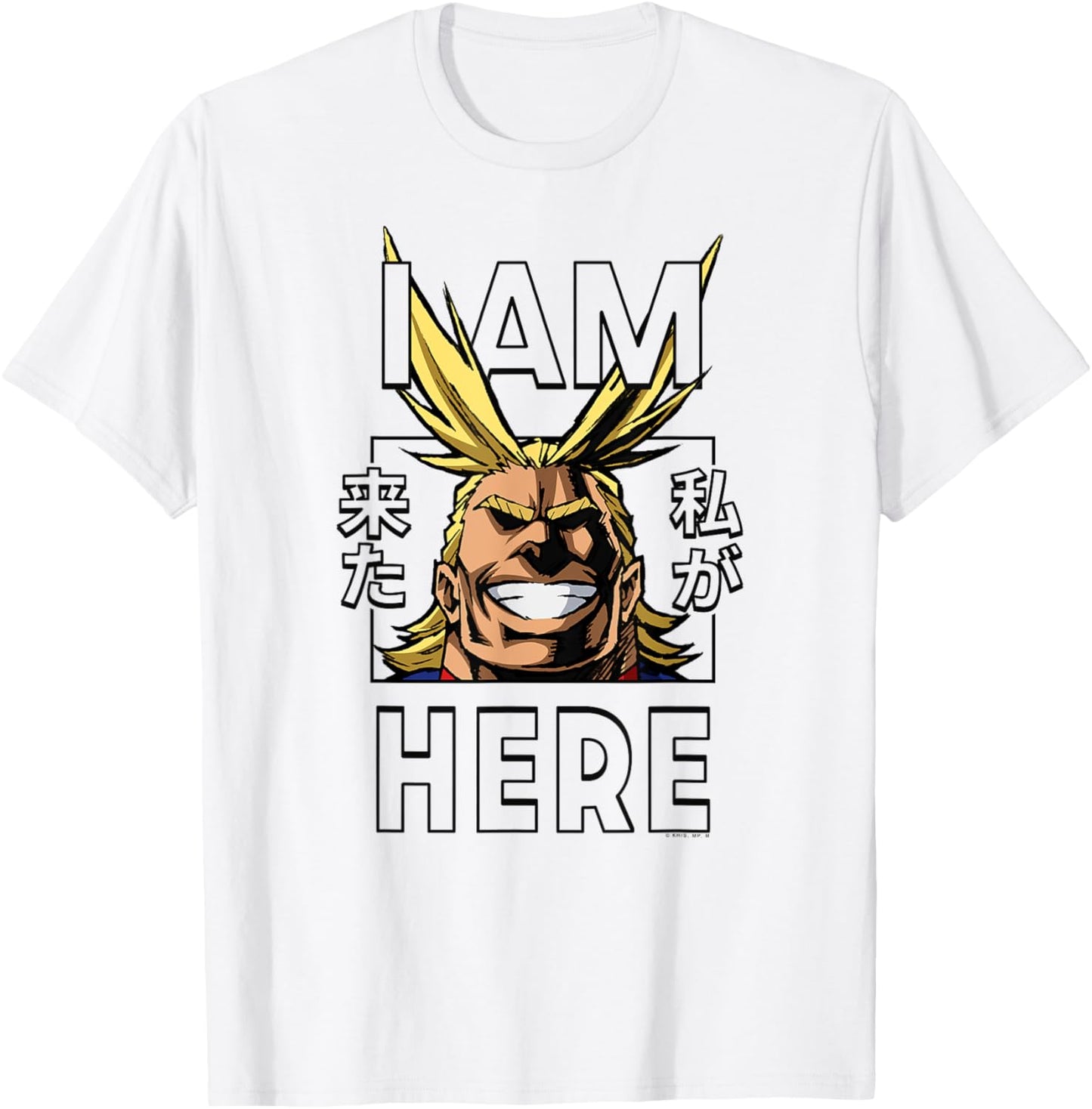 My Hero Academia All Might I Am Here Anime T-Shirt