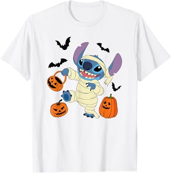 Disney Lilo & Stitch Halloween Funny Mummy Costume T-Shirt