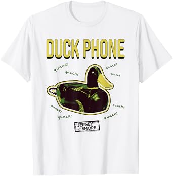 Jersey Shore Duck Phone Quack Quack Reality TV T-Shirt