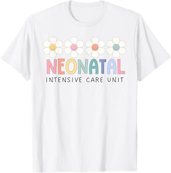 Neonatal Intensive Care Unit Nurse NICU Nurse Tiny Humans T-Shirt