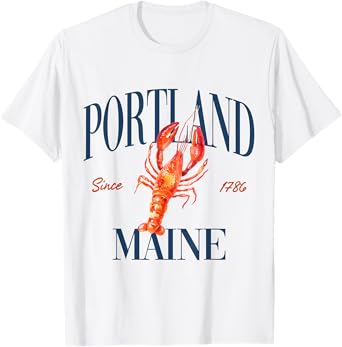 Portland Maine Est. 1786 - Old Money, Aesthetic, Classic T-Shirt