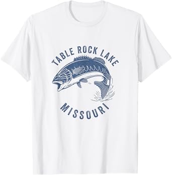 Table Rock Lake Missouri Fishing Fisherman T-Shirt