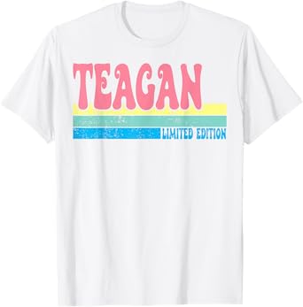 TEAGAN Name Personalized Cute Idea Groovy Women TEAGAN T-Shirt