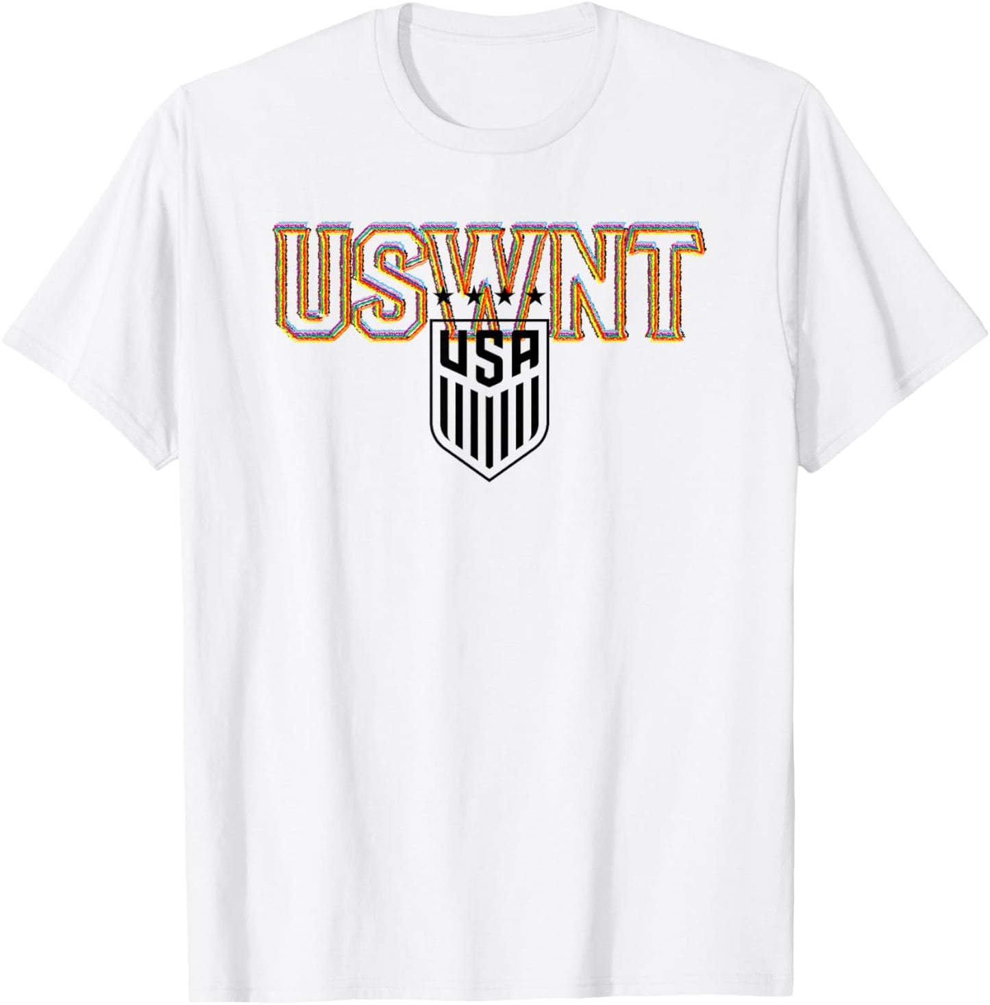Officially Licensed U.S. Soccer USWNT Apparel, Pride 2025 T-Shirt