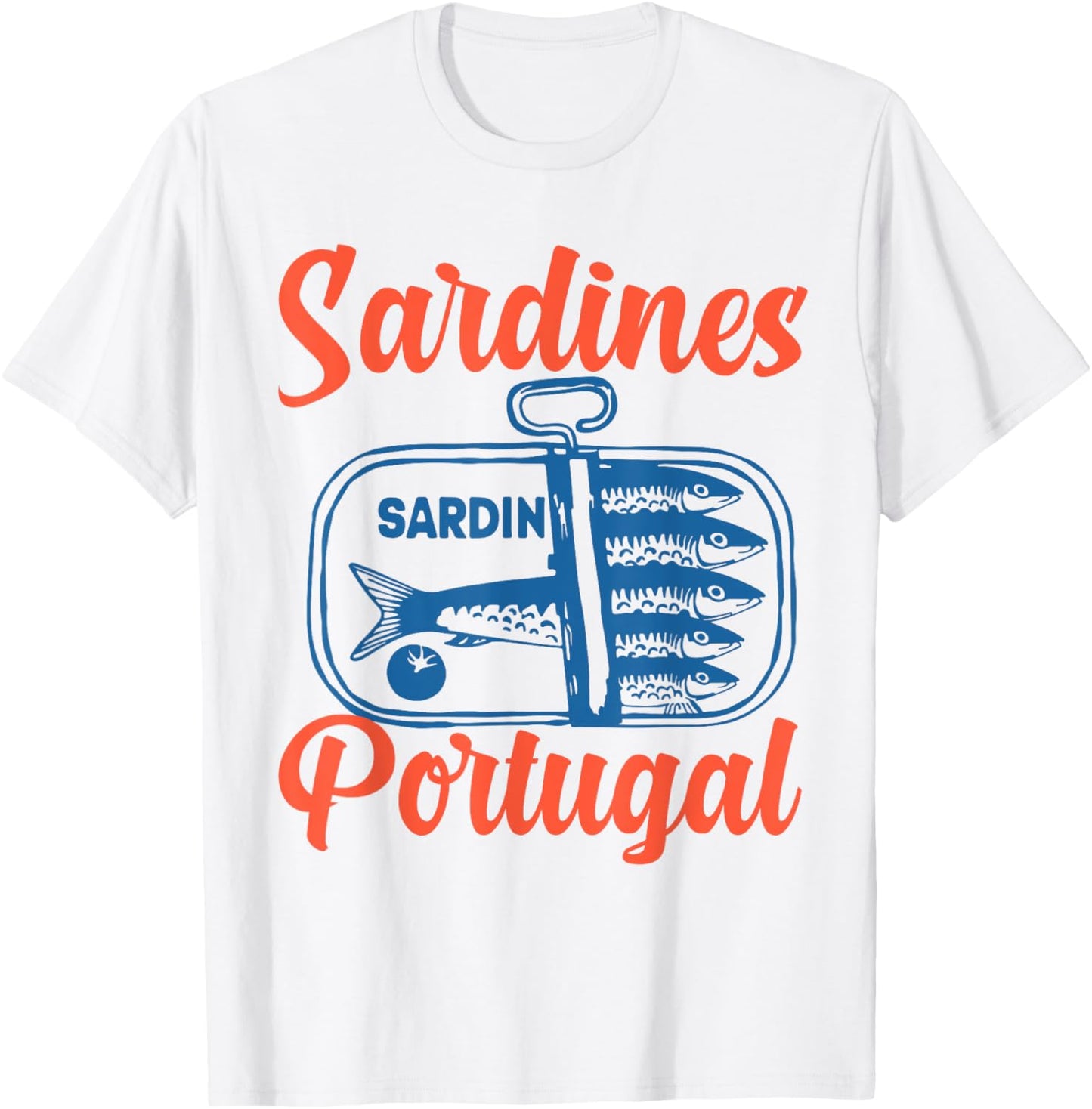 Retro Sardines Tinned Fish Graphic, Men Women Kids Sardine T-Shirt