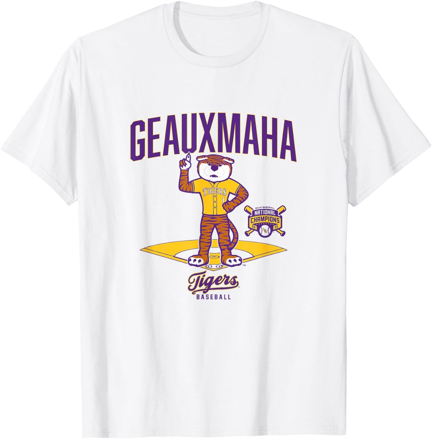 2025 National Champions Mascot Diamond T-Shirt