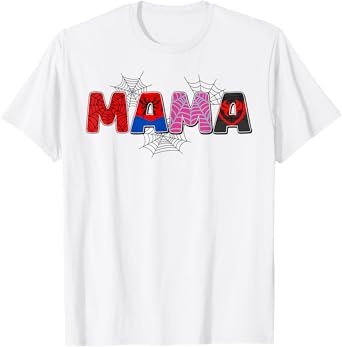 Funny Spider Mom For Women Male Parent Spider Love T-Shirt