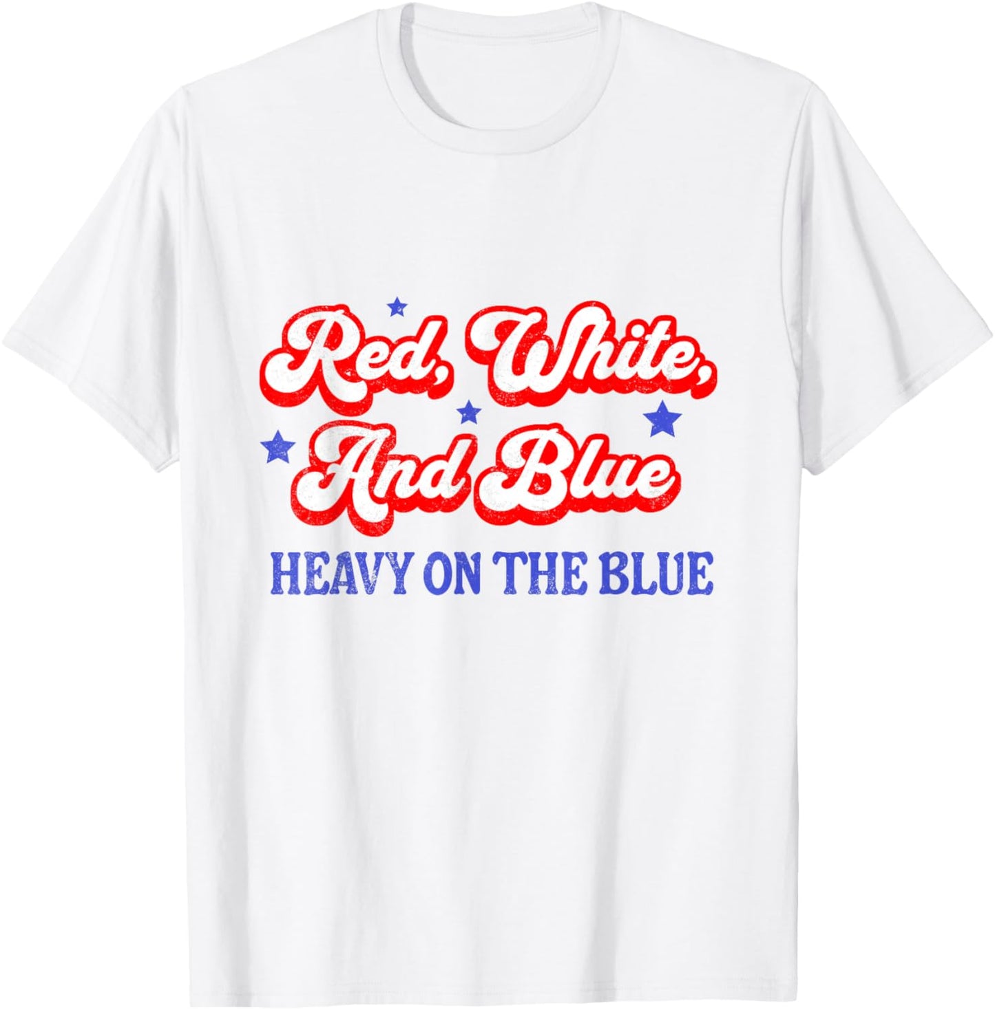 Red White And Blue Heavy On The Blue T-Shirt