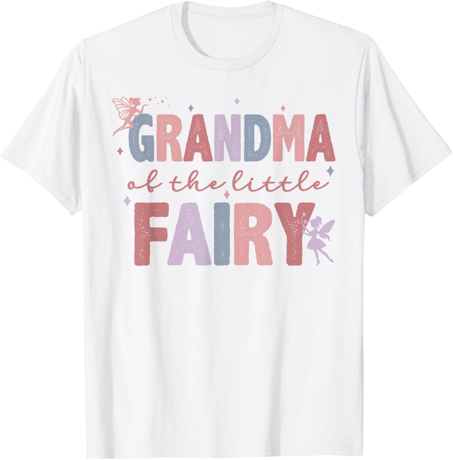 Grandma Of The Little Fairy First Birthday Girl Family Party T-Shirt
