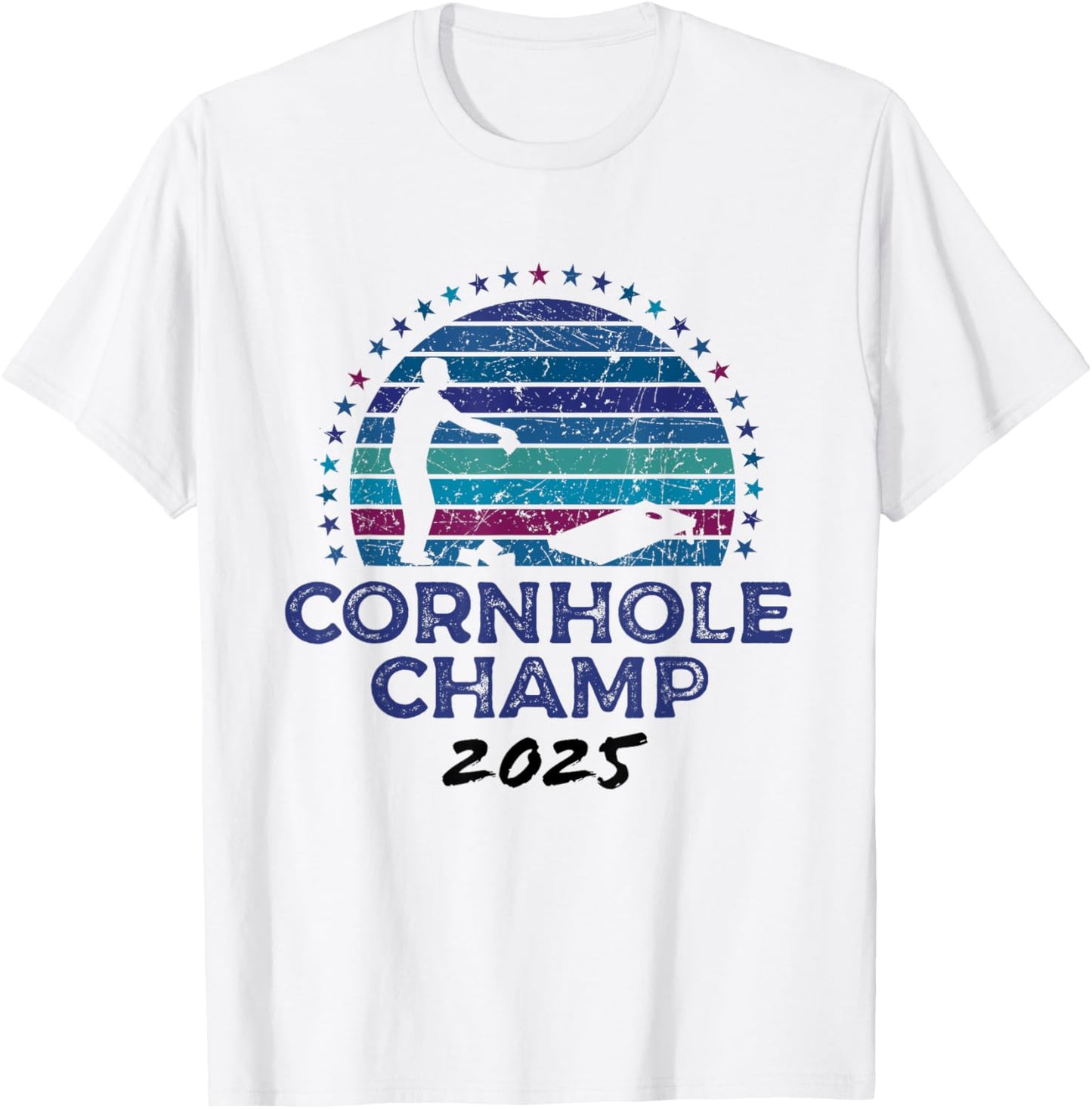 Cornhole Champion 2025, Cornhole Bags Tournament Winner T-Shirt
