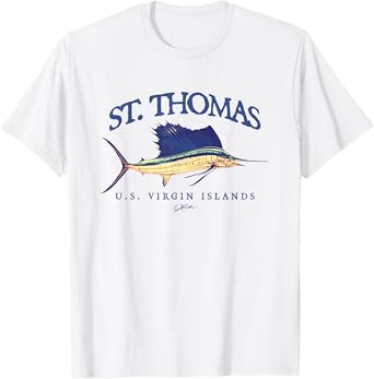 JCombs: St. Thomas, USVI, Vintage Sailfish T-Shirt