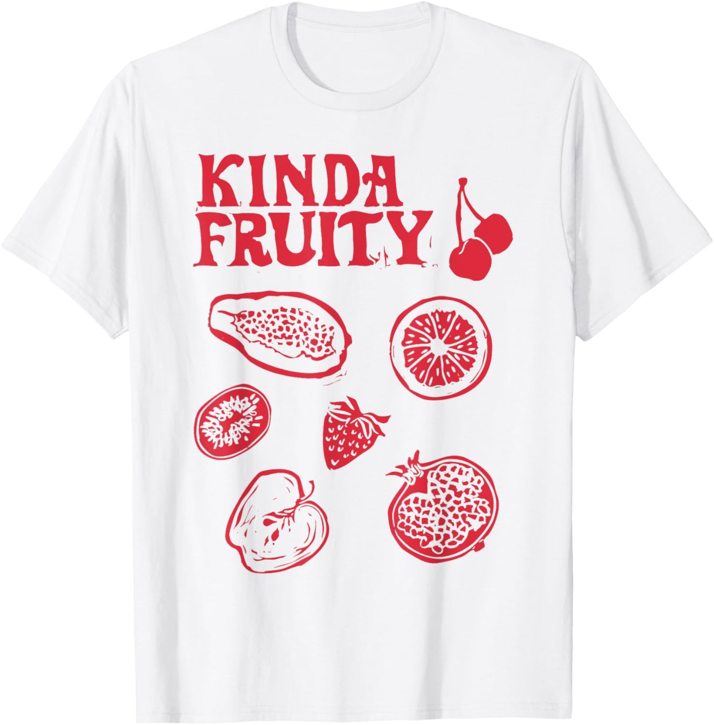 Retro Kinda Fruity LGBTQ Subtle Lesbian Pride Month Ally T-Shirt