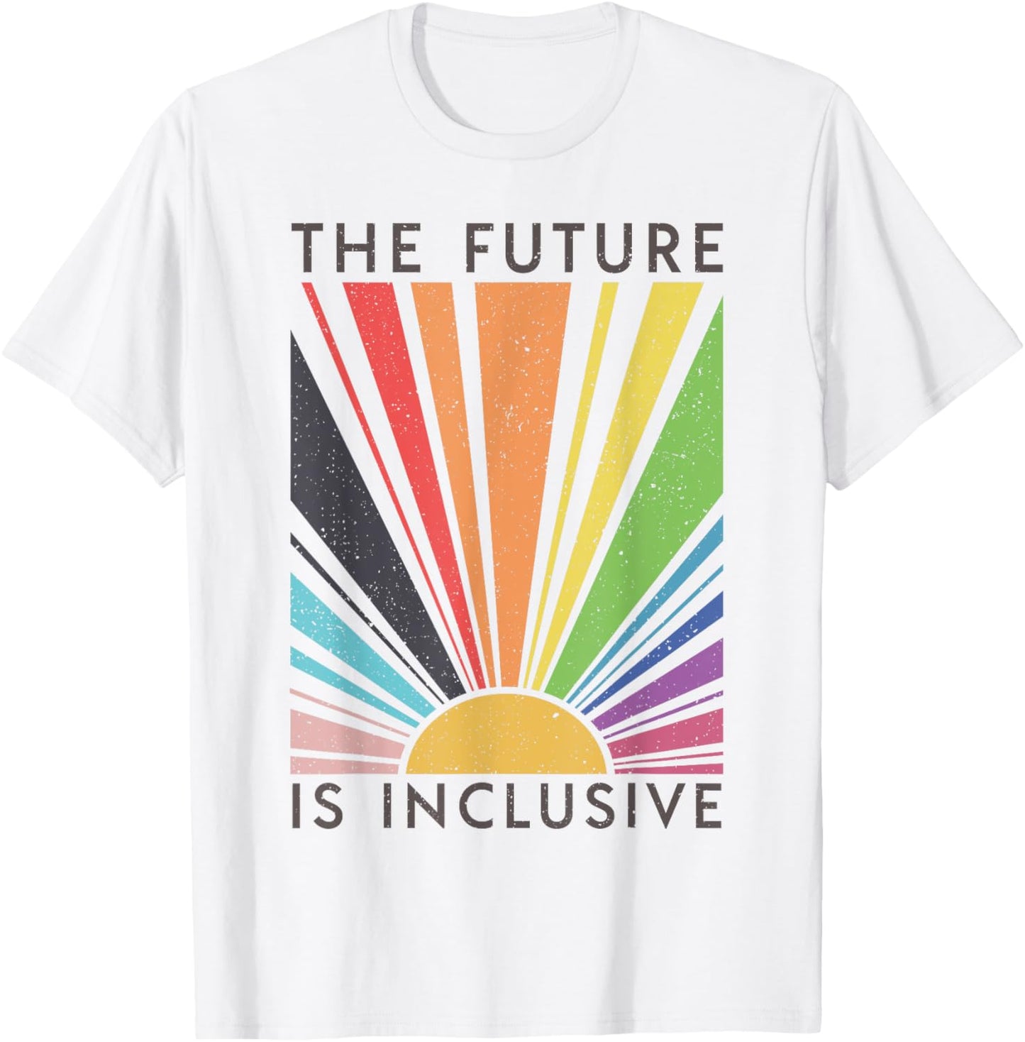 Future is Inclusive Rainbow Pride Month Toddler LGBTQ+ Kids T-Shirt