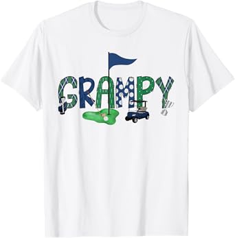 Grampy Of The Birthday Boy Hole in One Golf Sport Matching T-Shirt