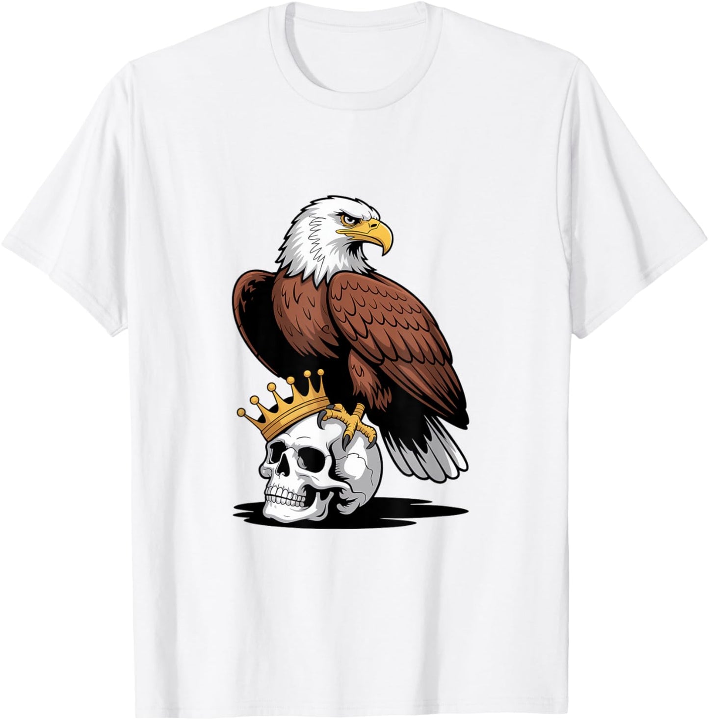 No Kings In America Bald Eagle Patriotic T-Shirt