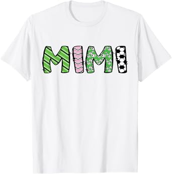 Soccer Mimi Funny Soccer Birthday Boy Family Matching T-Shirt