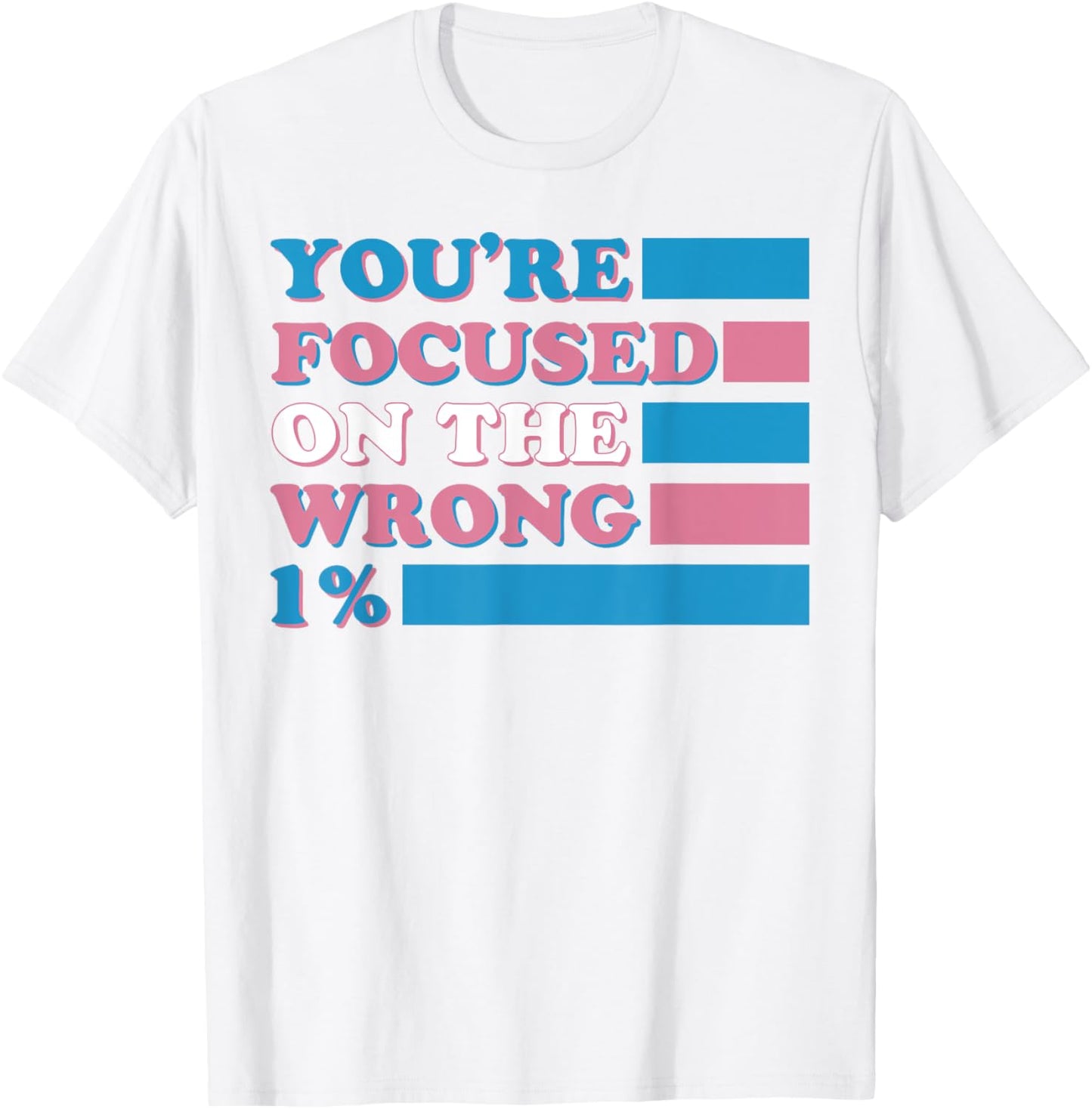 You're Focused On The Wrong 1% LGBT Pride Trans Human Rights T-Shirt