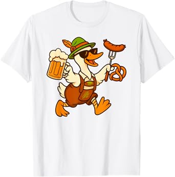 Wurst Behavior Oktoberfest Goose Funny German Beer Festival T-Shirt