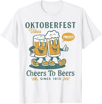 Oktoberfest Vibes Cheers to Beer Prost Drink Group Matching T-Shirt