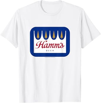 Coors Brewing Company The Hamm's Beer Vintage Chest Logo T-Shirt