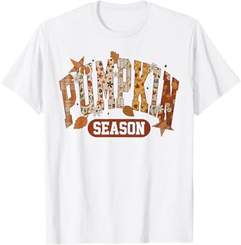 Pumpkin Season Halloween Thanksgiving Men Women Kid T-Shirt