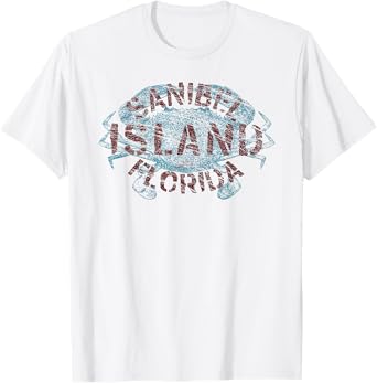 JCombs: Sanibel Island, FL, Blue Crab (Distressed) T-Shirt