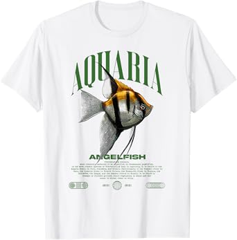 Angelfish Cichlid Fish Keeper Modern Streetwear T-Shirt
