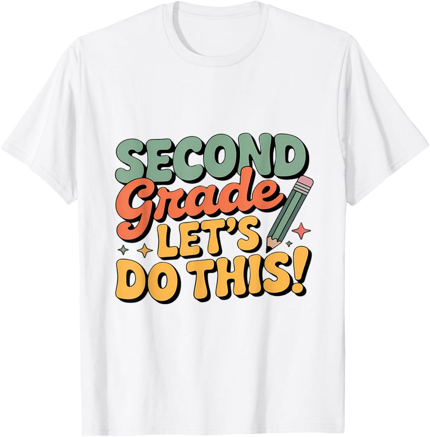 Second Grade Let's Do This Back To School Boys Girls Kids First Day Tee by TeeBrew