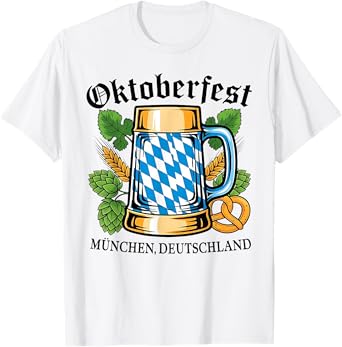 Munich Munchen Deutschland Oktoberfest German Beer Festival T-Shirt