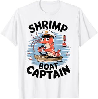 Shrimp Boat Captain Shrimping T-Shirt