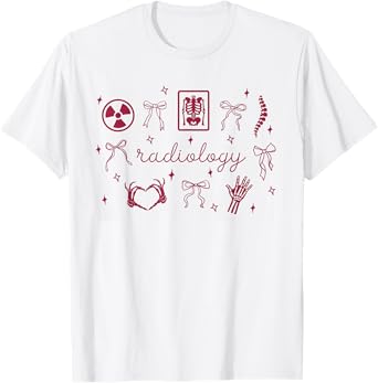 Women Coquette Radiology Department Xray Tech Appreciation T-Shirt