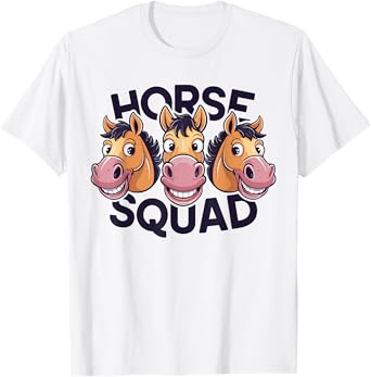 Horse Squad TShirt for Horse Lover Shirt | Cool Horse T-Shirt