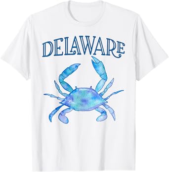 Delaware's Beautiful Blue Crab - Delaware T-Shirt