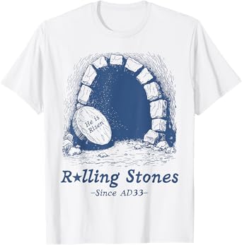 The Stone Was Rolled Away He Is Alive Retro Christian Easter T-Shirt