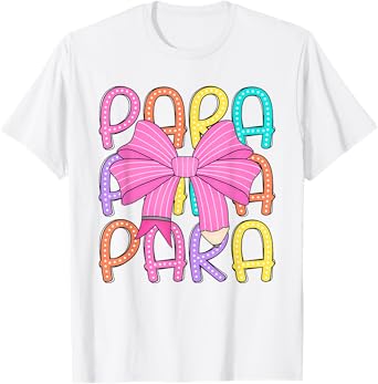 Women Coquette Para Bow Back to School Paraprofessional T-Shirt