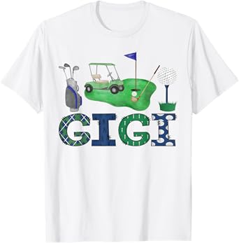 Gigi Of The Birthday Boy Hole in One Golf Sport Matching T-Shirt