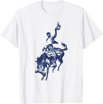 Cowboy Rodeo Horse Western Country Vintage Bronco Riding T-Shirt