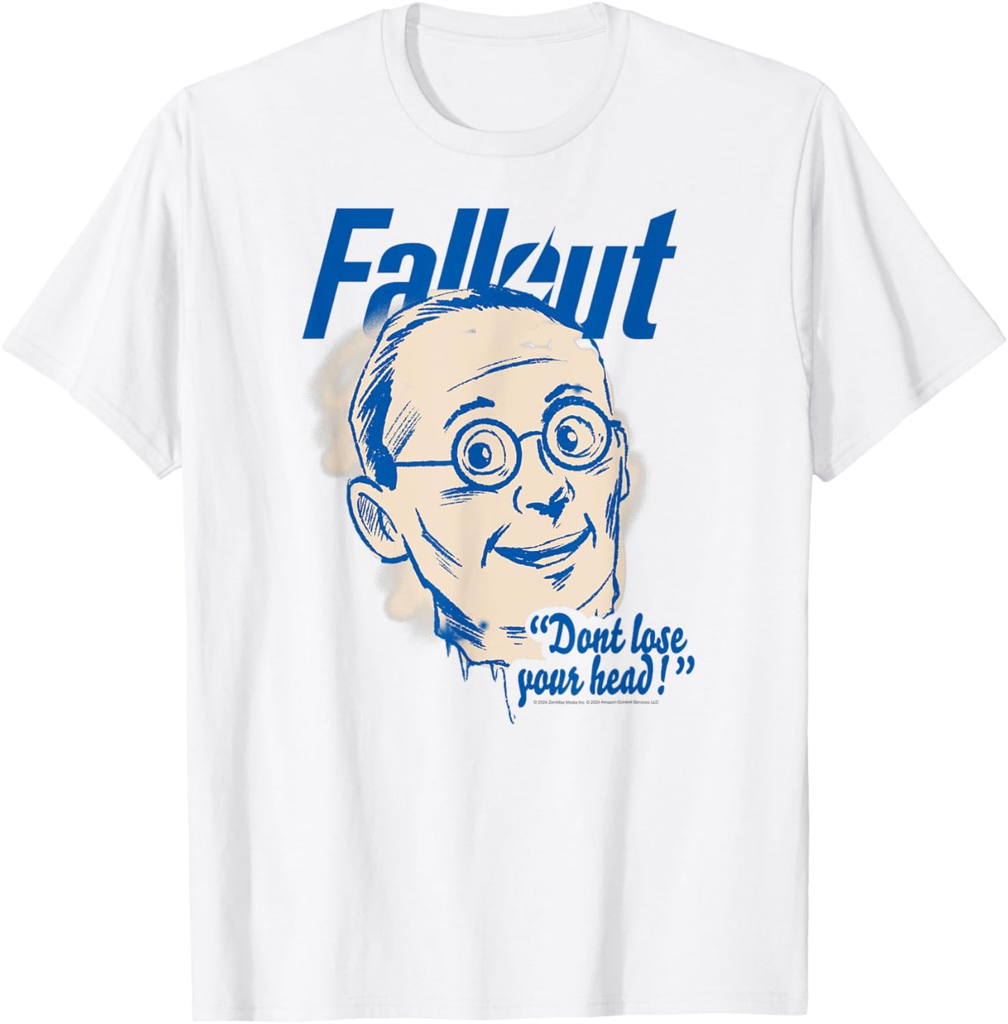 Fallout Don't Lose Your Head Illustration TV Show T-Shirt