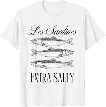 Sardines Tinned Fish Cute Salty Summer Womens Top T-Shirt